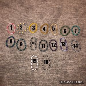 Woven Beaded bracelets! #s 1-7